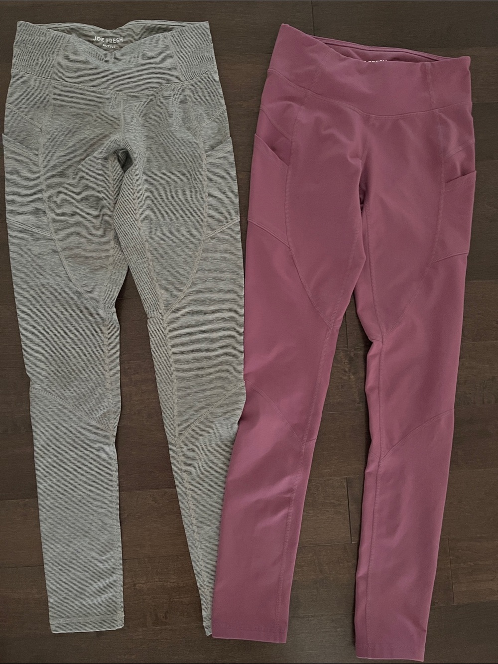Joe Fresh Leggings in Gray and Pink